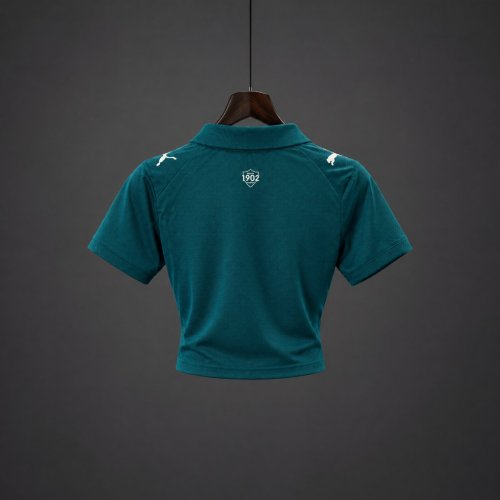 26/27 Fluminense Third Women Green Crop Jersey