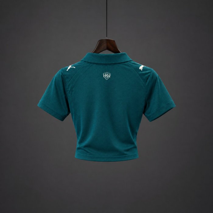26/27 Fluminense Third Women Green Crop Jersey