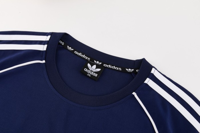 26/27 Adidas AD15 Royal Blue Short Sleeve+Soccer Shorts
