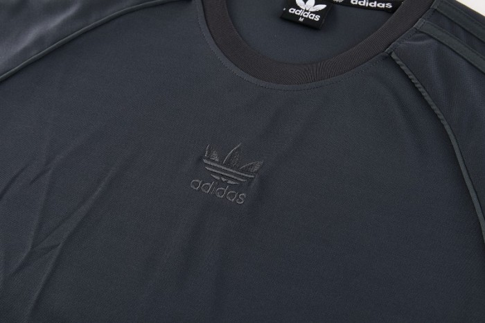 26/27 Adidas AD15 Dark Grey Short Sleeve+Soccer Shorts