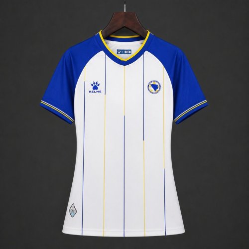 2026 Women Bosnia and Herzegovina Away White Jersey