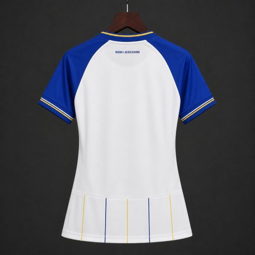 2026 Women Bosnia and Herzegovina Away White Jersey