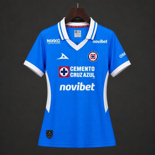 26/27 Women Cruz Azul Home Blue Jersey
