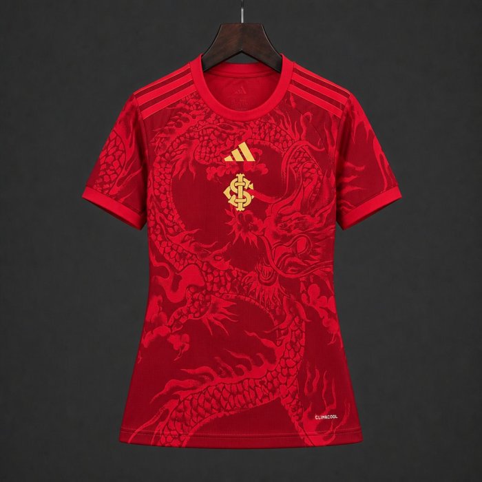 2026  Women  Sport Club Internacional Third Red Jersey