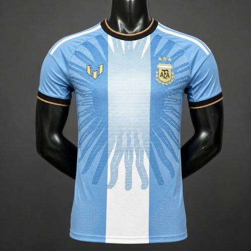 Player Version Argentina Messi Tribute Blue Jersey