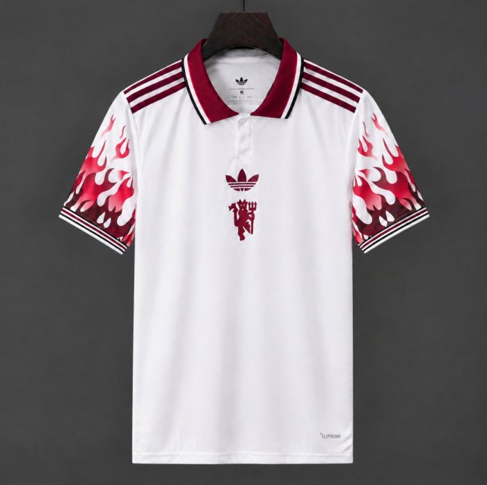 26/27 Manchester United Training Flame White Jersey