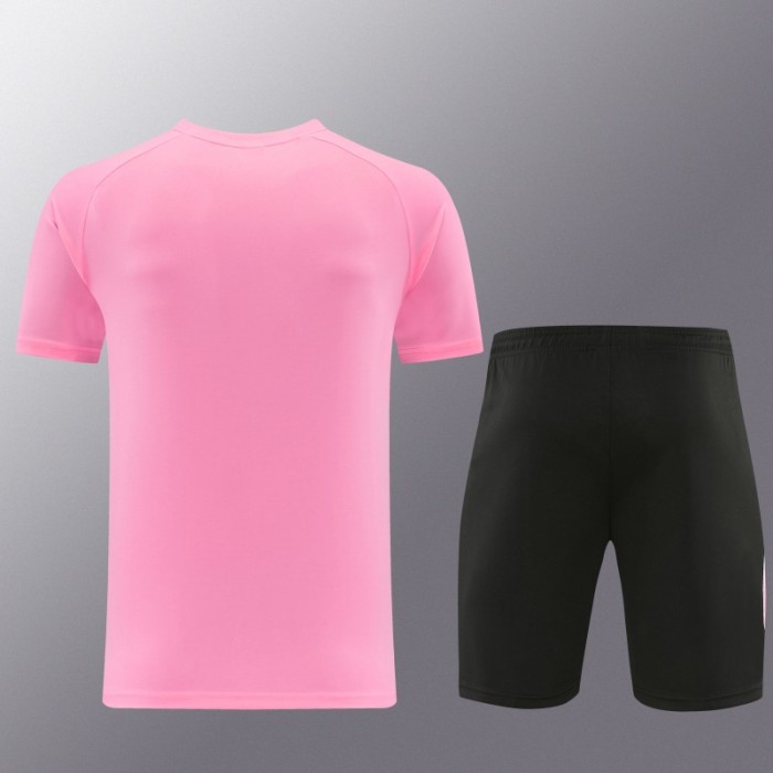 26/27 Nike 10  Pink Short Sleeve+Soccer Shorts