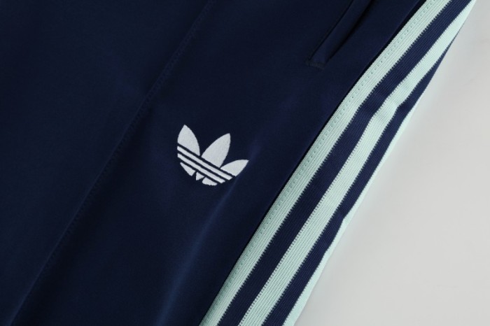 26/27 Germany  Light Green Full Zipper Jacket Tracksuit + Long Pants