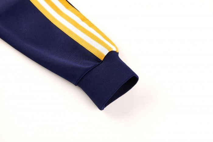 26/27 Real Madrid Navy Full Zipper Jacket Tracksuit + Long Pants