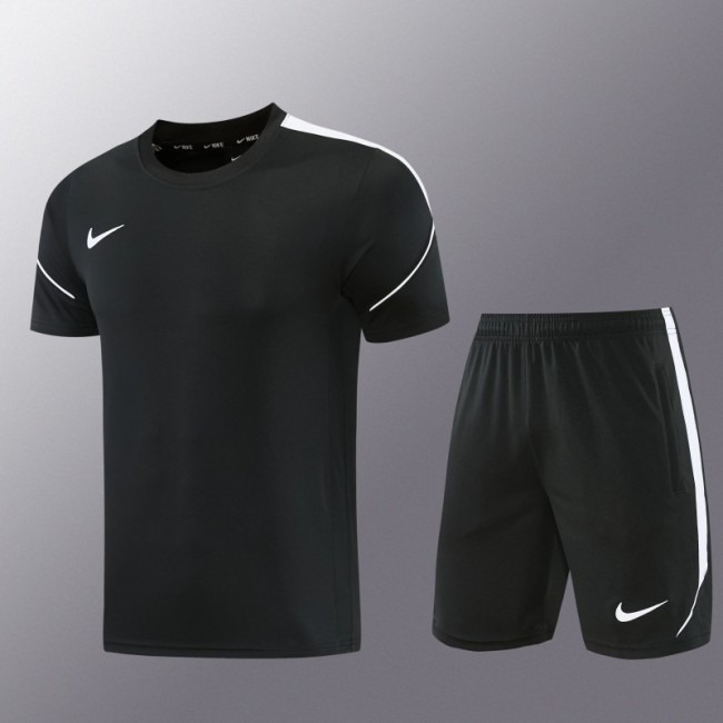 26/27 Nike 10 Black Short Sleeve+Soccer Shorts