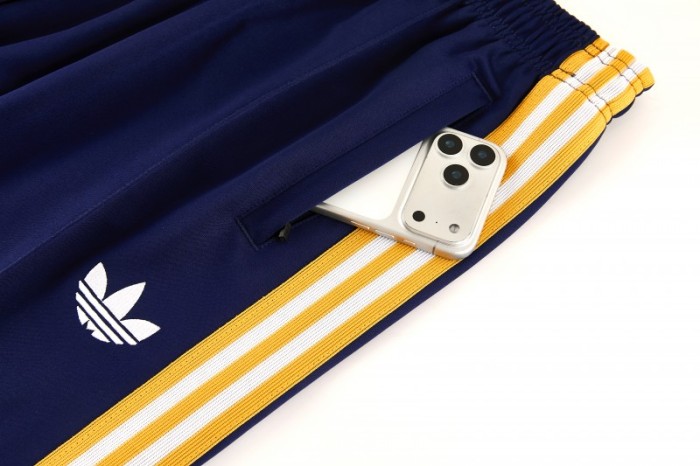 26/27 Real Madrid Navy Full Zipper Jacket Tracksuit + Long Pants