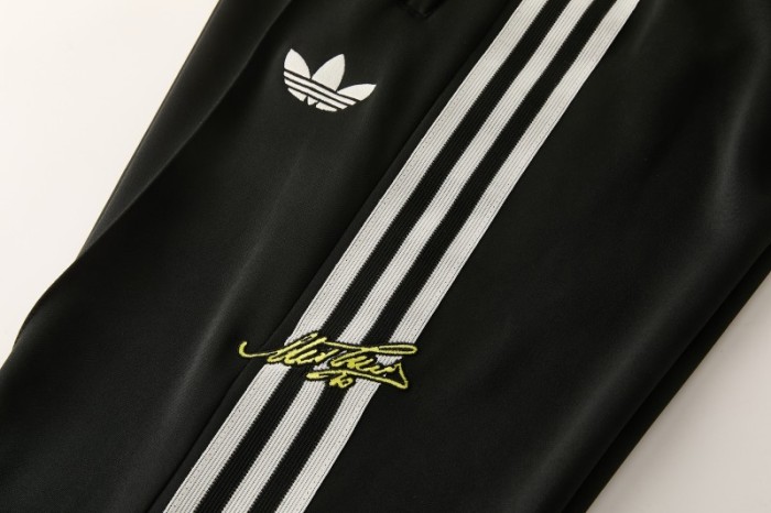26/27 Juventus  Black Full Zipper Jacket Tracksuit + Long Pants