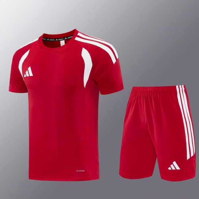 26/27 Adidas 14 Red Short Sleeve+Soccer Shorts