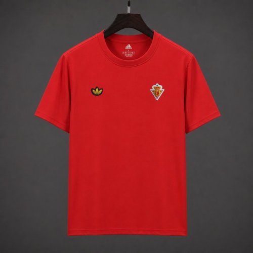 2026 Spain  Retro Embroidered T-Shirt 9 Colors