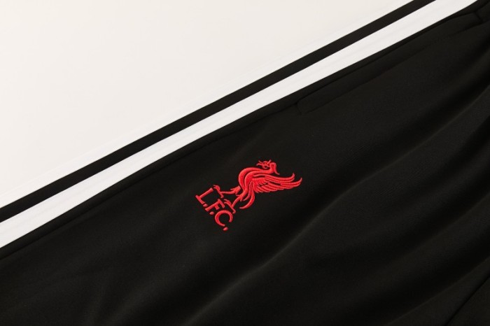 26/27 Liverpool White Half Zipper Jacket Tracksuit + Long Pants