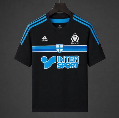 Retro 14/15 Olympique Marseille Third Black Jersey