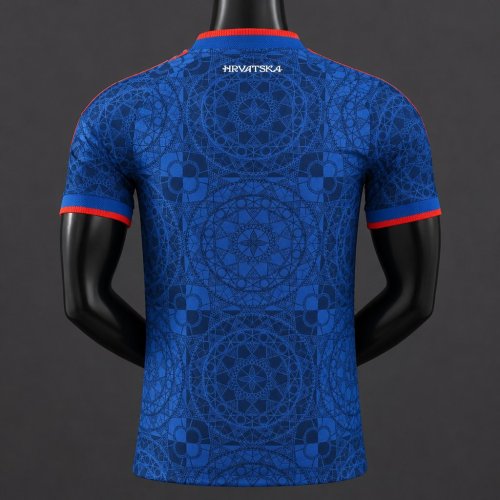 Player Version 26/27 Croatia  Away Navy Blue Jersey