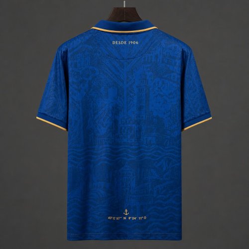 26/27 RC Deportivo de La Coruña 120th Anniversary Special Edition Blue Polo Jersey