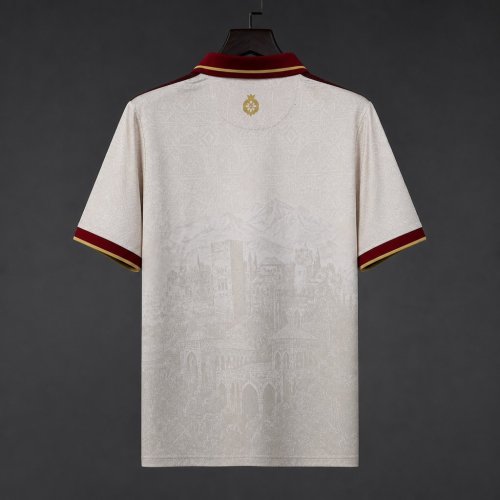 26/27 Granada CF 95th Anniversary Special Edition Off White Polo Jersey