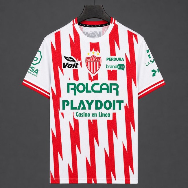 26/27 Necaxa Home White Red Jersey