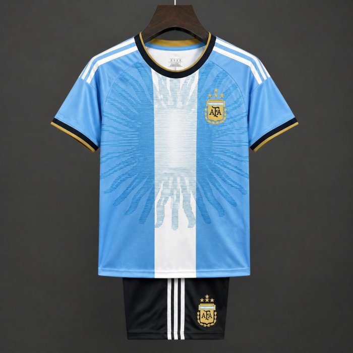 2026 Kids Argentina Messi Farewell Commemorative Jersey