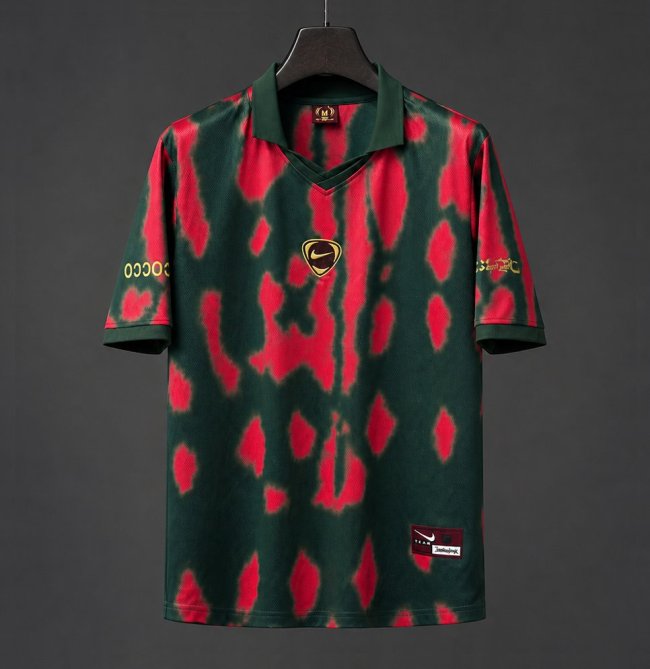 2026 Morocco x Travis Scott Cactus Jack Total 90 Red Green Jersey