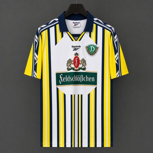 Retro  98/01 Dynamo Dresden Home Yellow Jersey