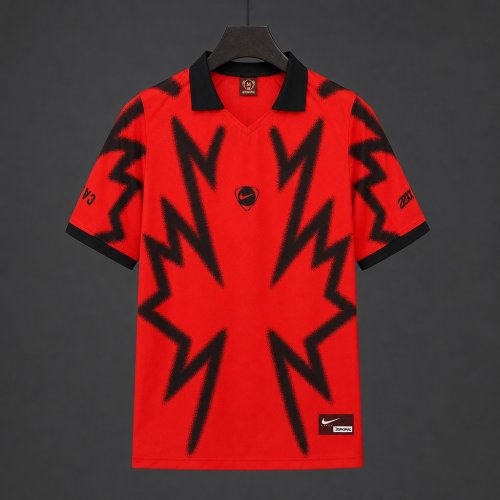 2026 Canada x Travis Scott Cactus Jack Total 90 Retro Red Jersey