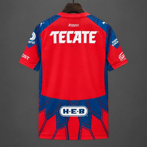 26/27 Rayados Monterrey Red Blue Jersey