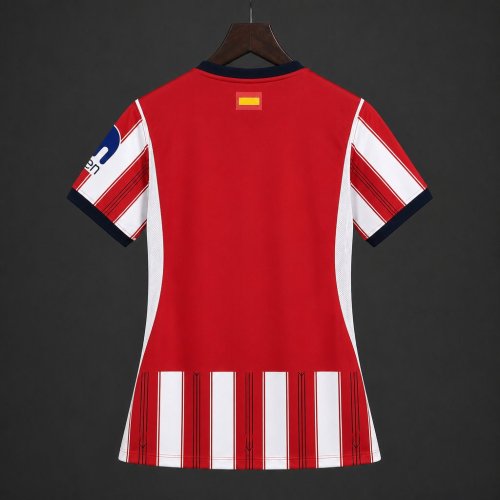 26/27 Women Atletico Madrid Home Red White Jersey