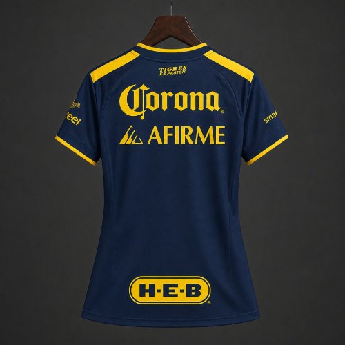 26/27 Women Tigres UANL Away Navy Blue Jersey