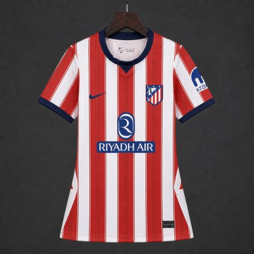 26/27 Women Atletico Madrid Home Red White Jersey