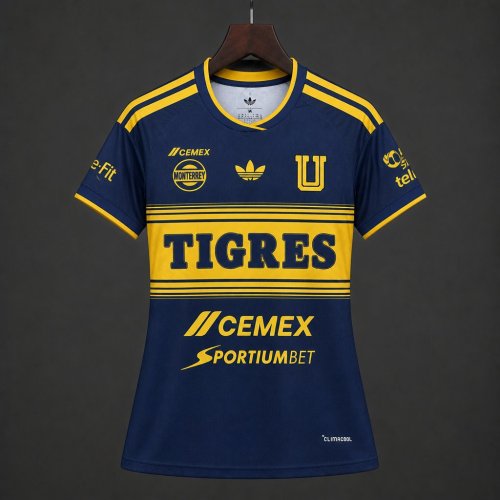 26/27 Women Tigres UANL Away Navy Blue Jersey