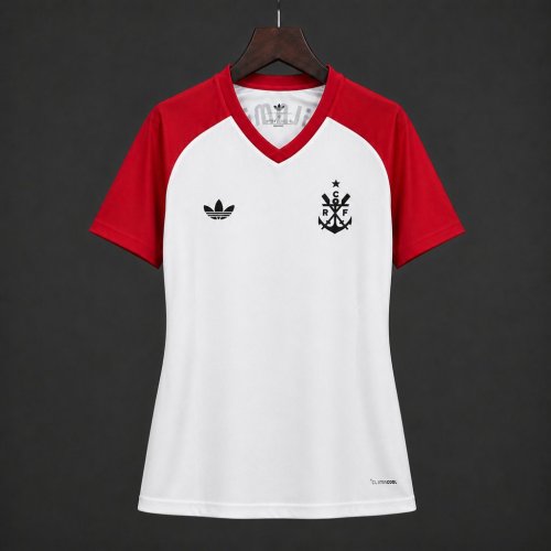 2026 Women Flamengo Pre-Match White Jersey