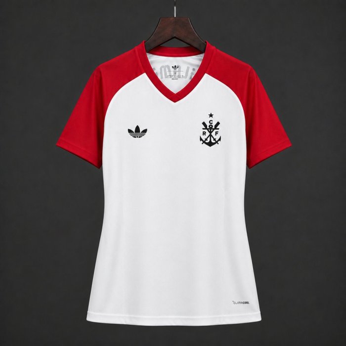 2026 Women Flamengo Pre-Match White Jersey