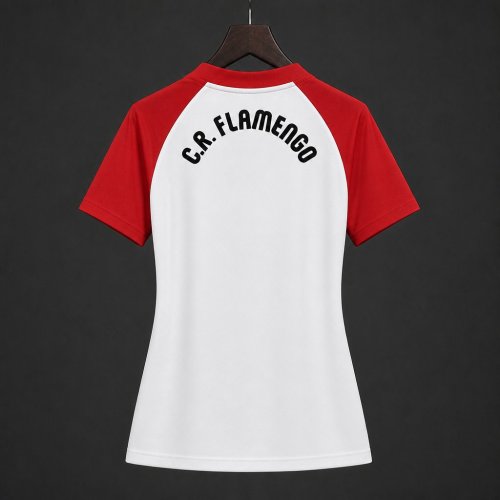 2026 Women Flamengo Pre-Match White Jersey