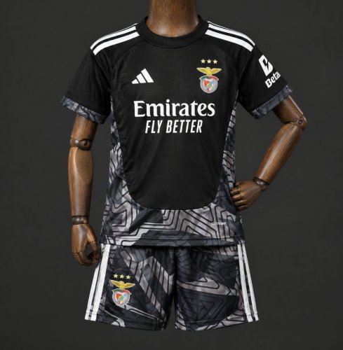 26/27 Kids SL Benfica Third Black Jersey