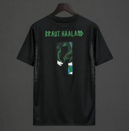 2026 Norway Blackout Special Edition Jersey With Stitched Braut Haaland #9 Namesets