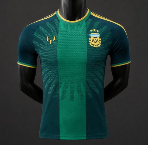 Player Version 2026 Argentina Messi Farewell Commemorative Goalkeeper Dark Green Jersey