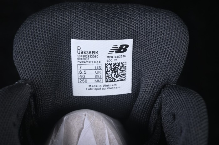 New Balance NB983 Retro Casual Jogging Shoes - U9836BK