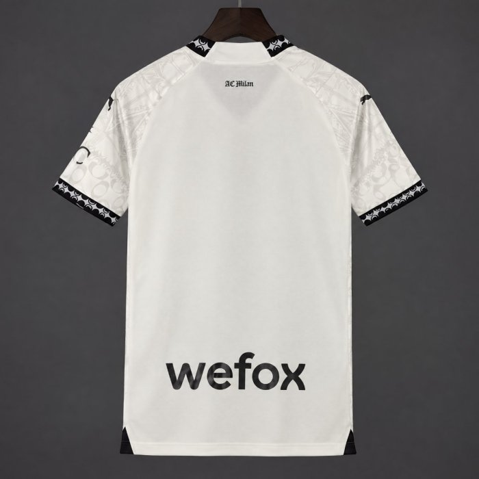23/24 AC Milan x PLEASURES Fourth Cream Jersey