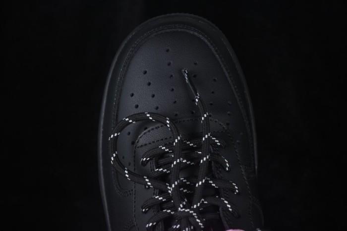 Nike Air Force 1 '07 Low Black Peach Berry Hand-Painted Graffiti Low-Top Casual Skateboard Shoes - CW2288-512