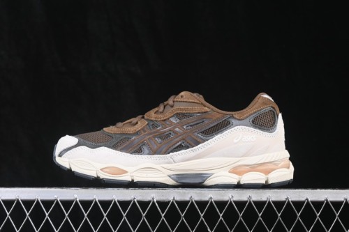 Asics Gel-NYC Retro Running Shoes with Suede and Mesh Upper - 1203A383-201