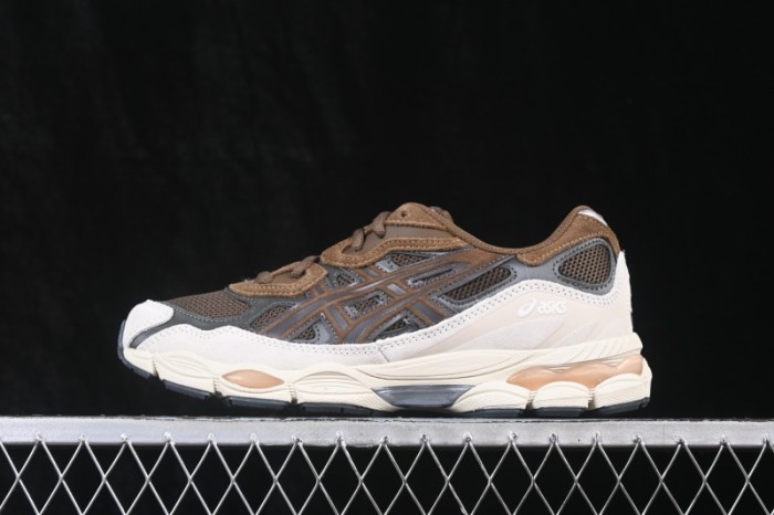 Asics Gel-NYC Retro Running Shoes with Suede and Mesh Upper - 1203A383-201