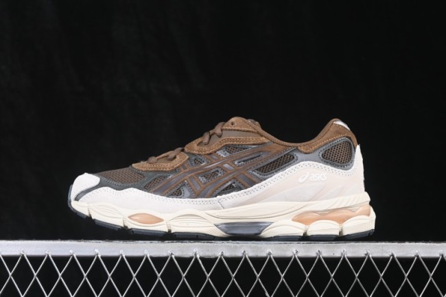 Asics Gel-NYC Retro Running Shoes with Suede and Mesh Upper - 1203A383-201