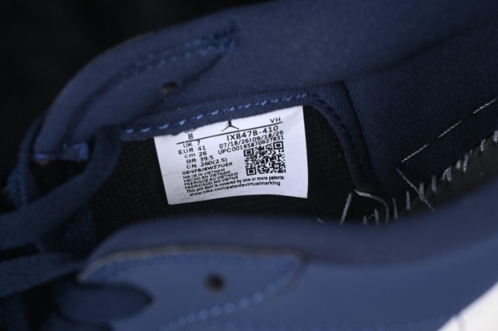 Air Jordan 1 Low OG Howard University Dark Blue - IX8478-410