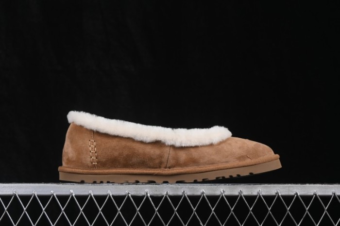 UGG Zora Ballet Flat Fashion Sheepskin Comfortable Casual Slip-On Shoes - 1178111 CHE