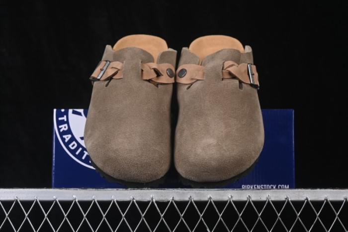 Birkenstock Boston Soft Footbed Suede Shearling Clog - 0560771