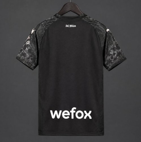 Retro 23/24 AC Milan x PLEASURES Fourth Black Jersey
