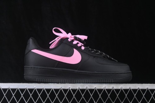 Nike Air Force 1 '07 Low Black Peach Berry Hand-Painted Graffiti Low-Top Casual Skateboard Shoes - CW2288-512